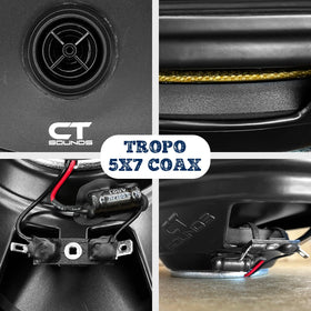 CT Sounds Tropo 5x7 pair in-dash system improves sound stage