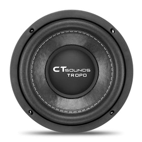 CT Sounds close-up of carbon fiber reinforced cone offering controlled low-frequency clarity