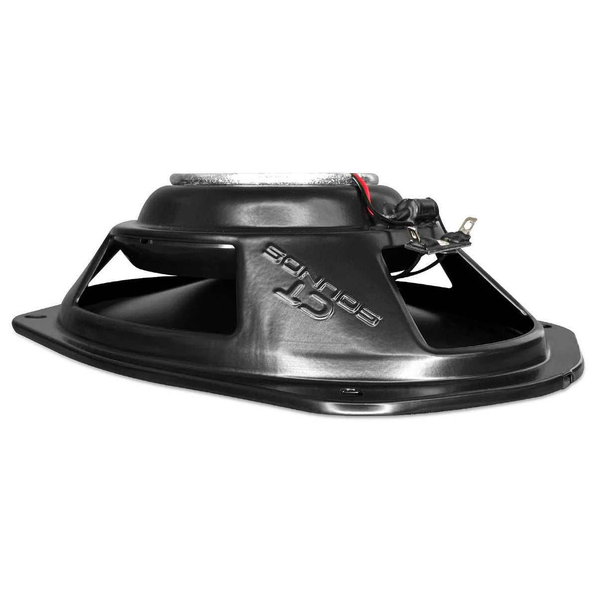 CT Sounds Tropo 6x9 close-up highlights cone and tweeter for improved midrange