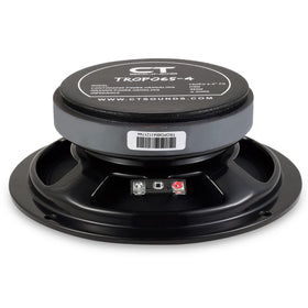 CT Sounds Tropo65-4 4-ohm impedance fits many car audio systems.