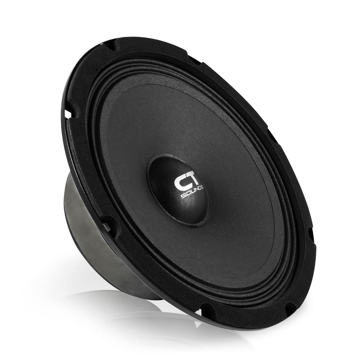 CT Sounds TROPO8-4 front view showing speaker grille and mounting holes, improved clarity