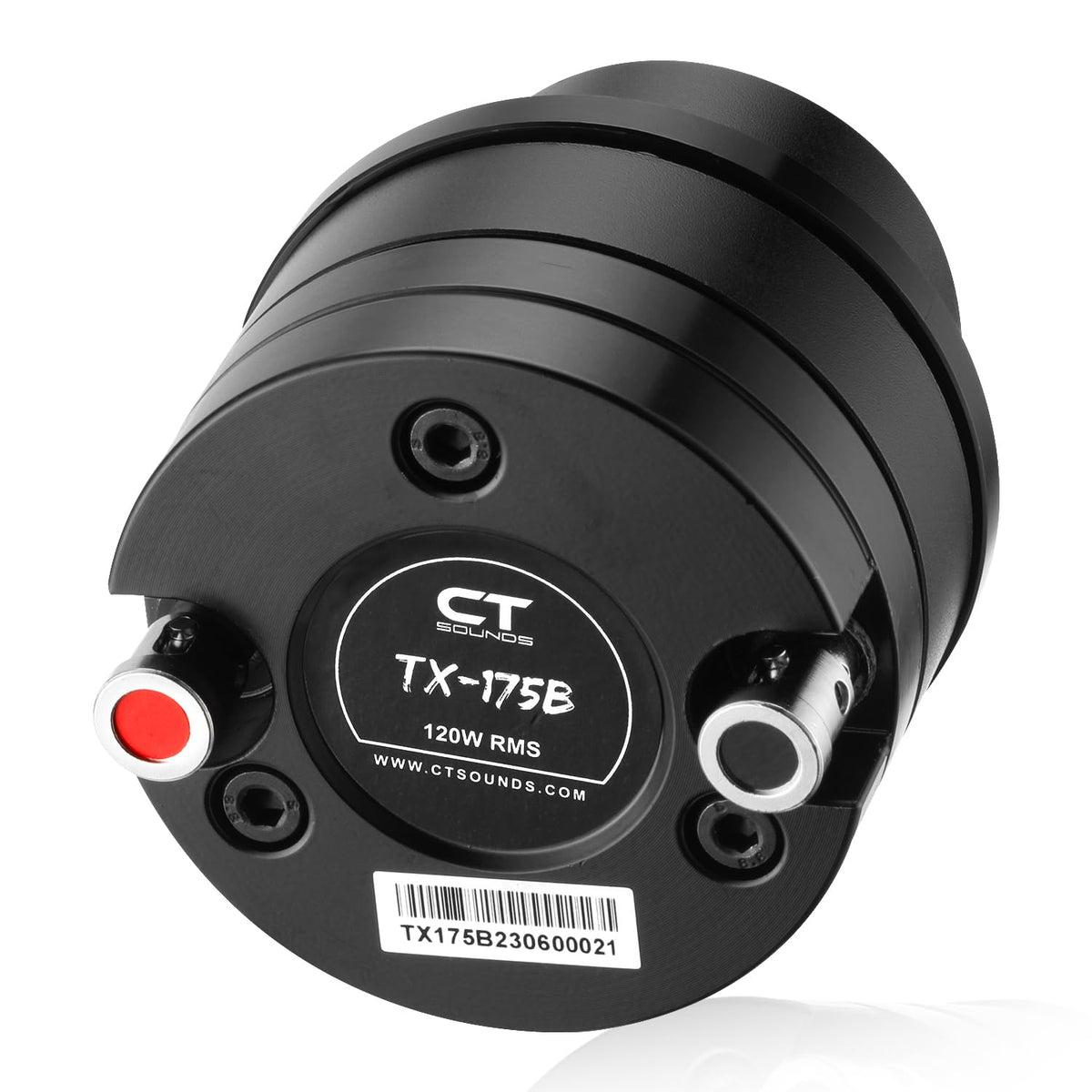 CT Sounds TX-175B neodymium magnet close-up shows premium build