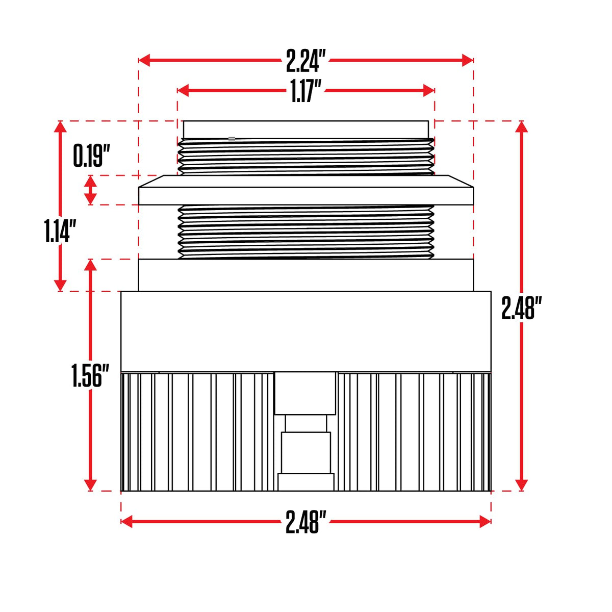 CT Sounds TX-175C dual-tweeter installation in a speaker cabinet