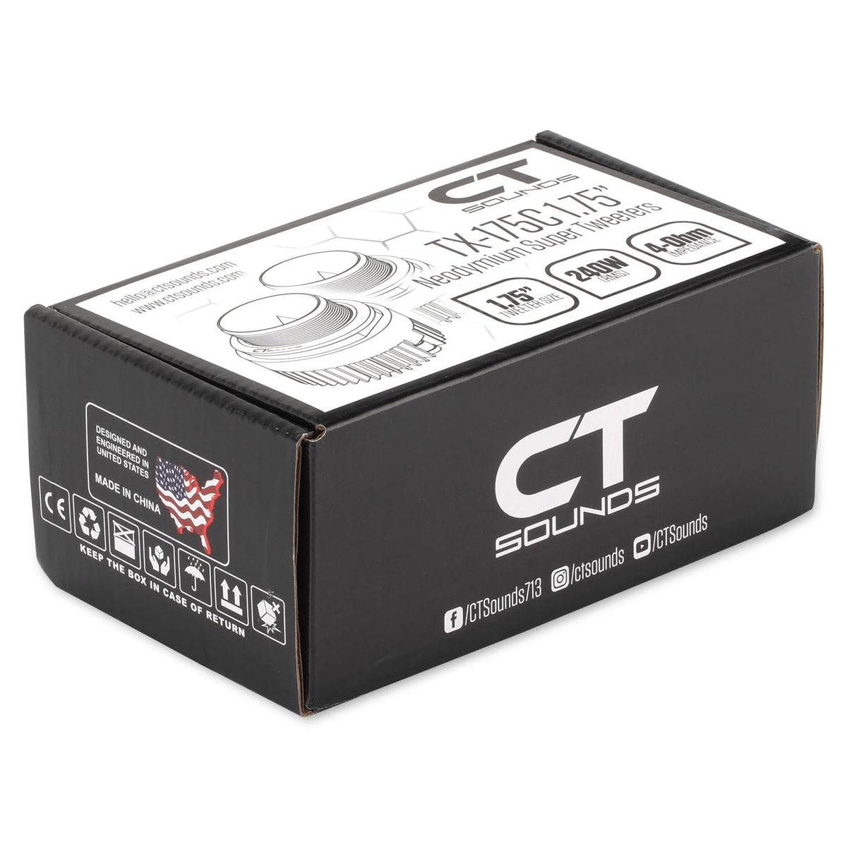 CT Sounds TX-175C high-sensitivity 102 dB in a compact frame