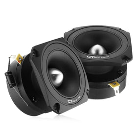 CT Sounds TX-35A front angle view showing sleek housing and improved treble clarity