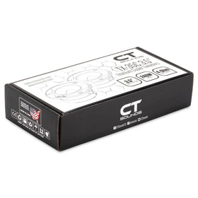 CT Sounds TX-35C placed next to a ruler showing 3.5-inch scale for space planning