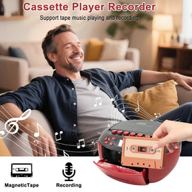 CTDZLED boombox with Bluetooth for wireless streaming and convenience.
