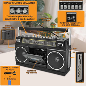 CTDZLED retro-classic-black design adds stylish vintage appeal.