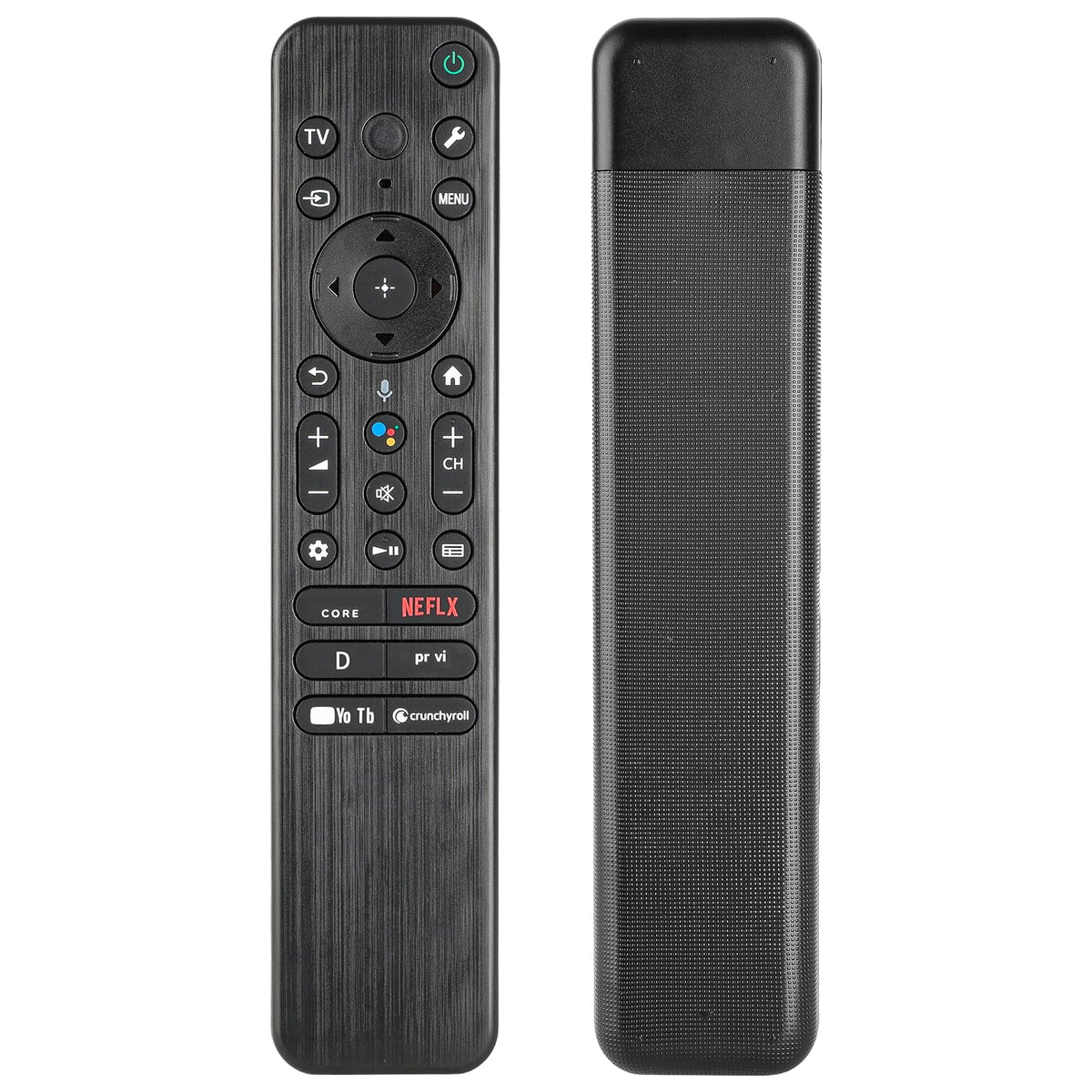 CTRLBETTER RMF-TX810U voice remote for Sony compatibility and easy channel access.