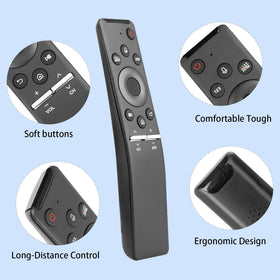 CTRLBETTER close-up of voice button, enabling hands-free TV commands