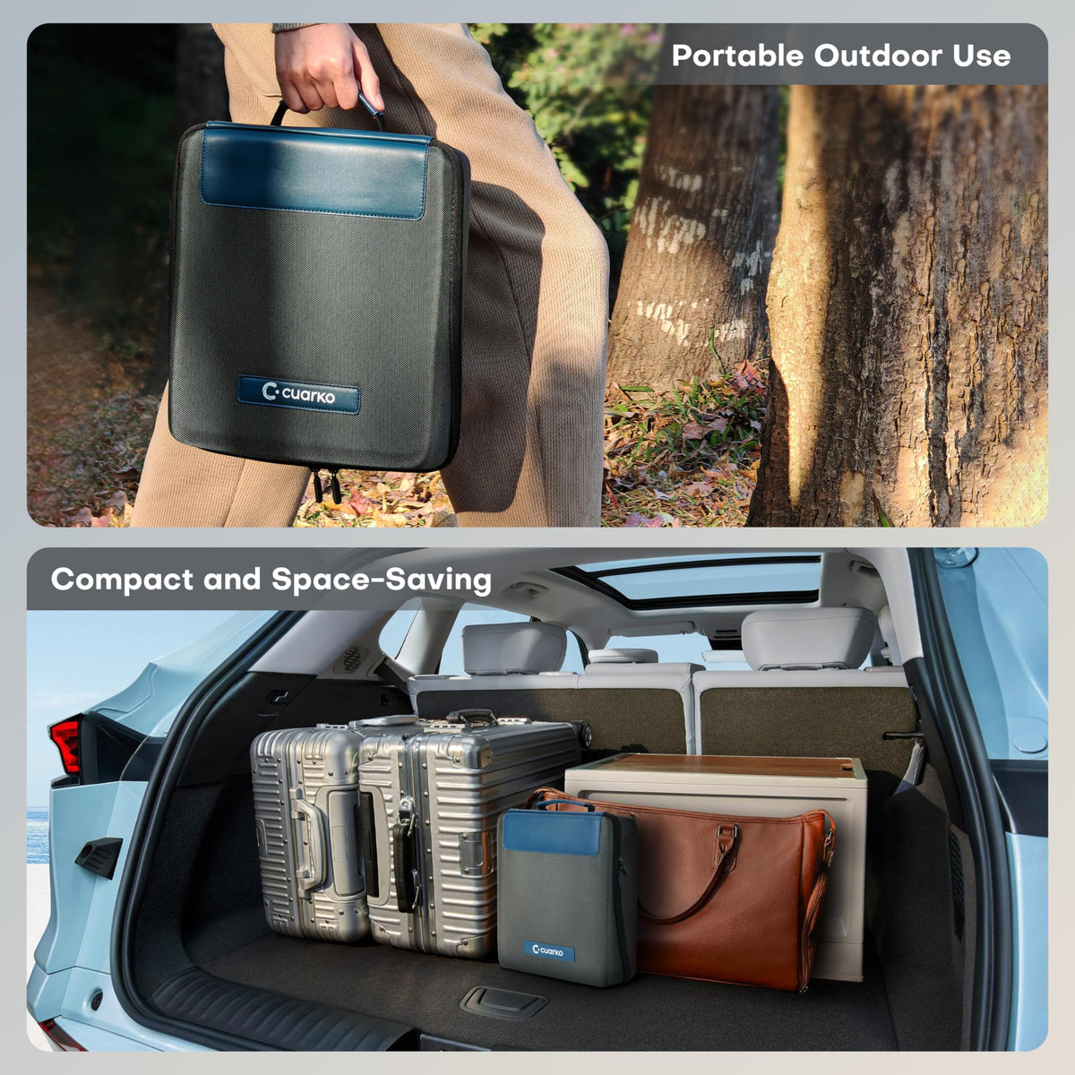 Cuarko Starlink Mini Case rugged 860D Oxford fabric stands up to conditions.