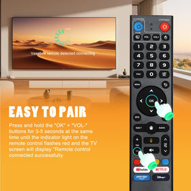 Cuaryub V3 Pro remote Bluetooth setup steps simplify connection.