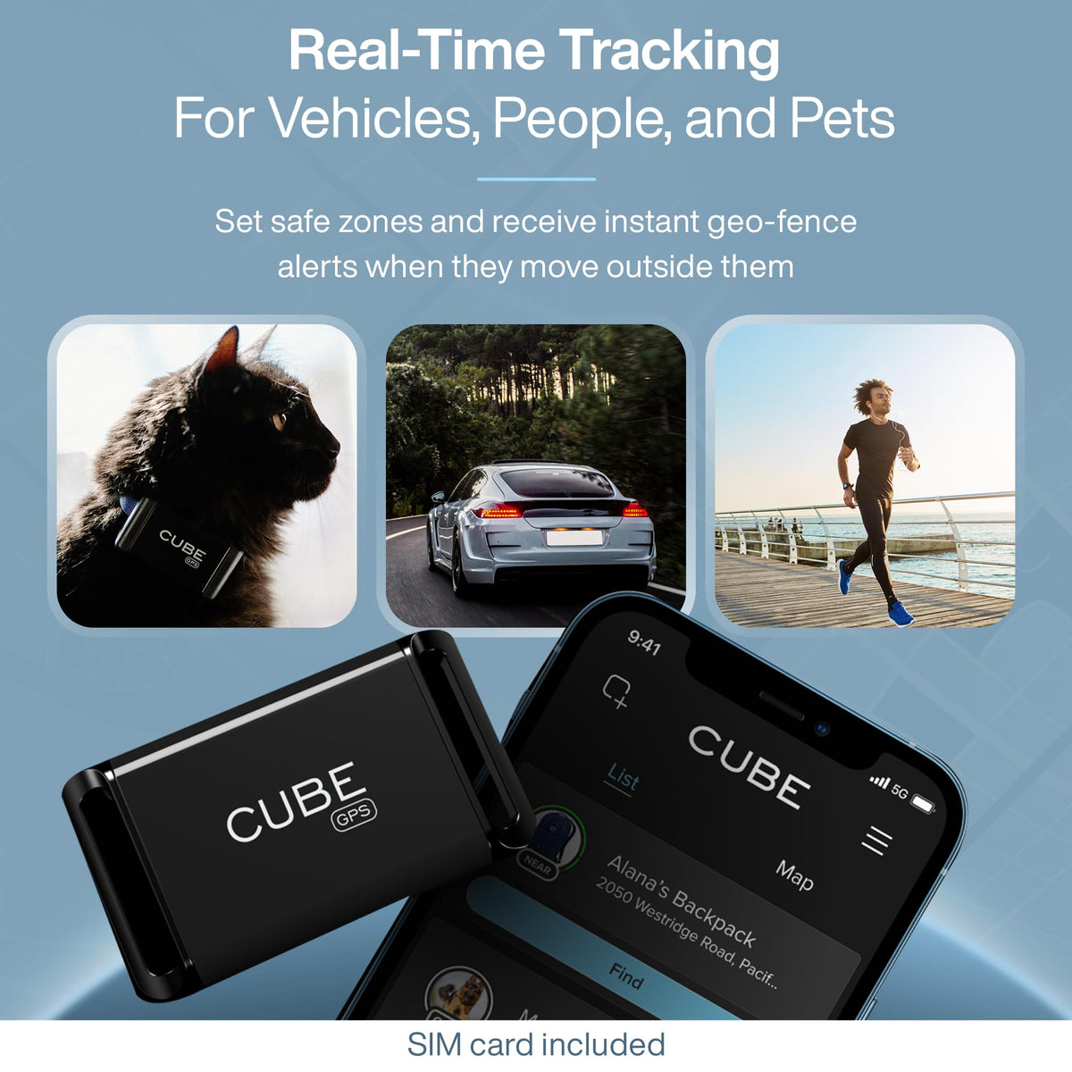 Cube GPS Tracker battery: long-lasting power for extended remote monitoring.