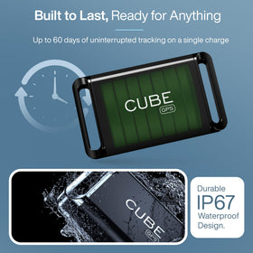 Cube GPS Tracker SOS-pings: quick alerts help you locate valuables fast.