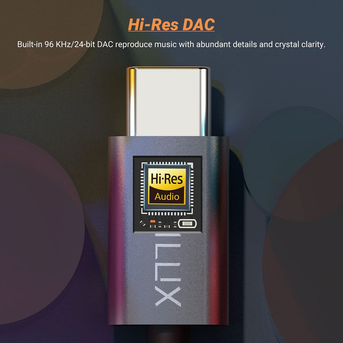 Cubilux closeup of DAC component highlighting high‑fidelity audio performance
