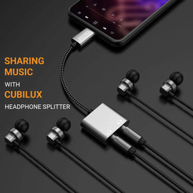 Cubilux DAC supports 96KHz/24-bit for clear, low-noise audio on the go.