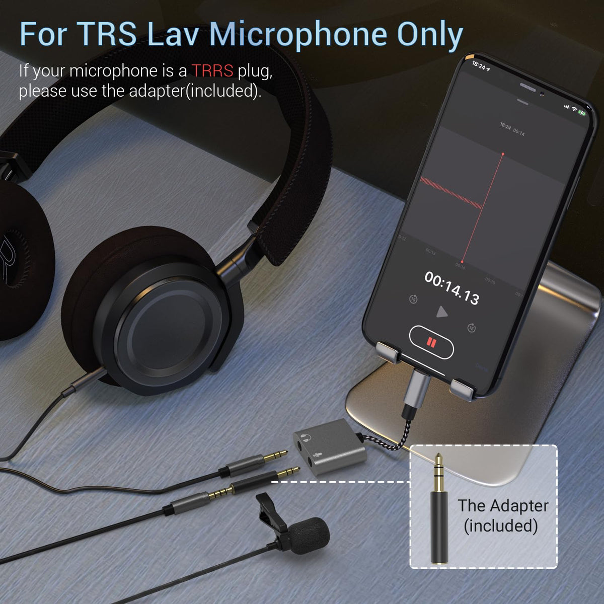 Headphone jack used for real-time monitoring with Cubilux