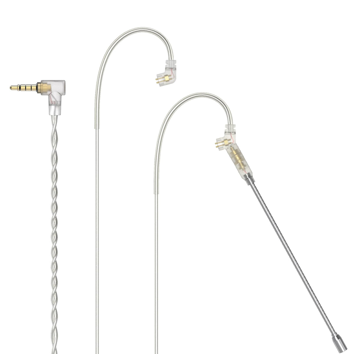 Cubilux IEM cable with mic and boom for crystal-clear voice pickup during gaming