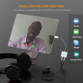 Cubilux inline remote control lets you adjust volume without disconnecting.