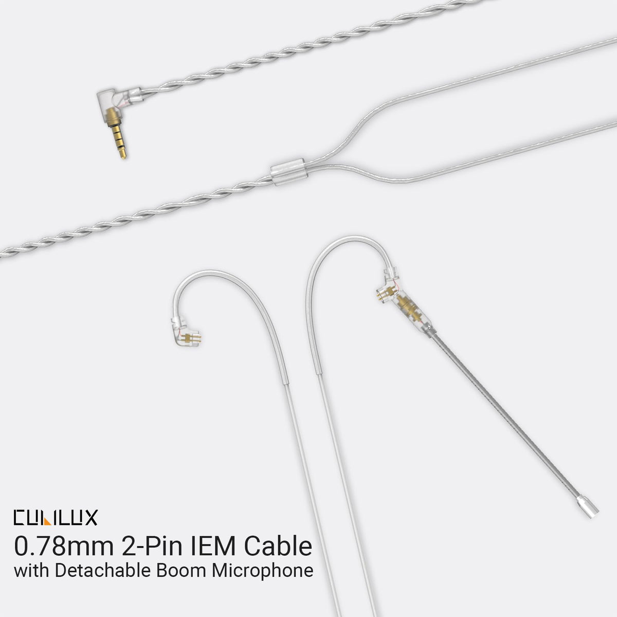 Cubilux silver-plated OFC wires deliver balanced sound with transparency