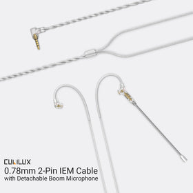 Cubilux silver-plated OFC wires deliver balanced sound with transparency