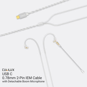 Cubilux silver-plated OFC wires for balanced, transparent sound.