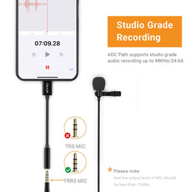 Cubilux adapter highlights 3.5mm jack compatibility with many headphones.