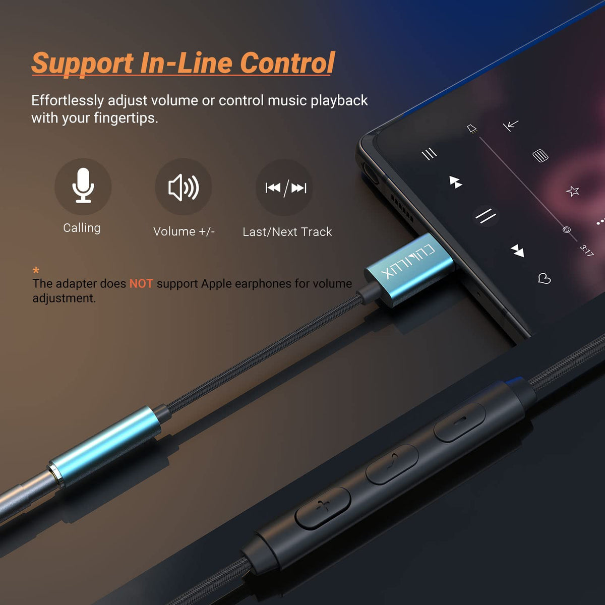 Cubilux USB-C Headphone Adapter demonstrates wide compatibility with devices.