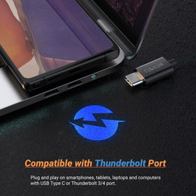 Cubilux USB-C headphone adapter wide compatibility with devices
