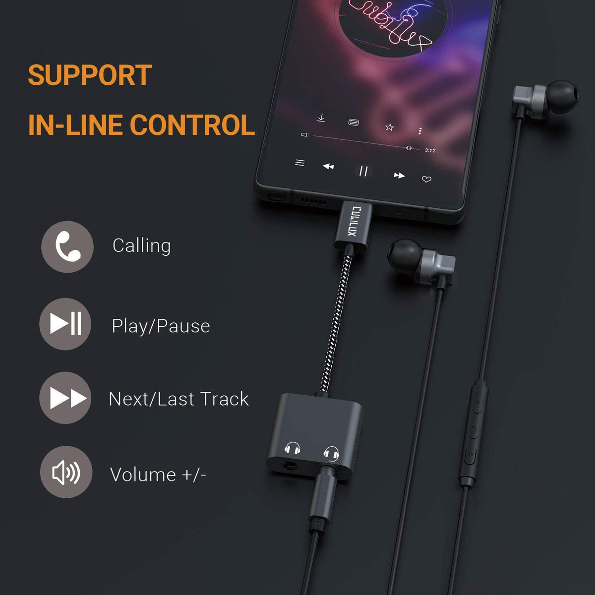 Wide USB-C and Thunderbolt compatibility for laptops and tablets with Cubilux.