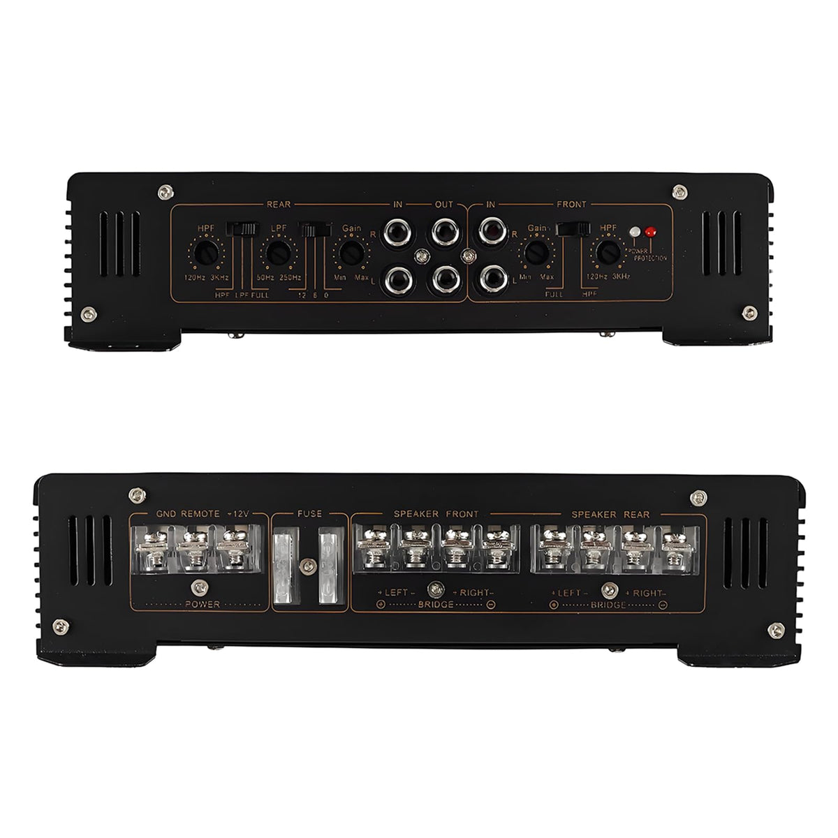 CUCNEXT car power amp subwoofer connection enables enhanced low end.
