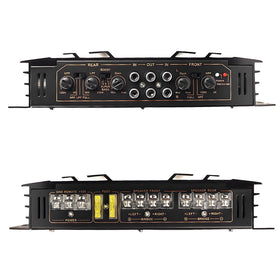 CUCNEXT car power amplifier 4-channel back panel connectors enable quick system upgrades