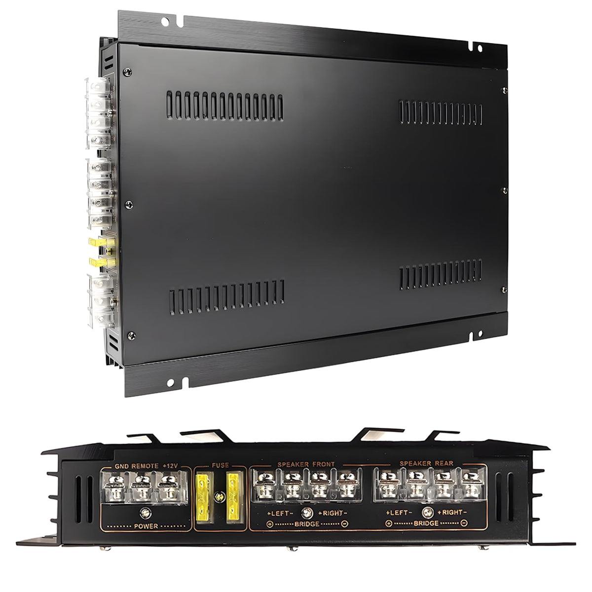 CUCNEXT car power amplifier 4-channel heat-dissipation casing supports long-term use