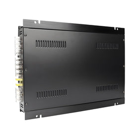 CUCNEXT car power amplifier 4-channel top cover highlights sturdy metal casing for heat management