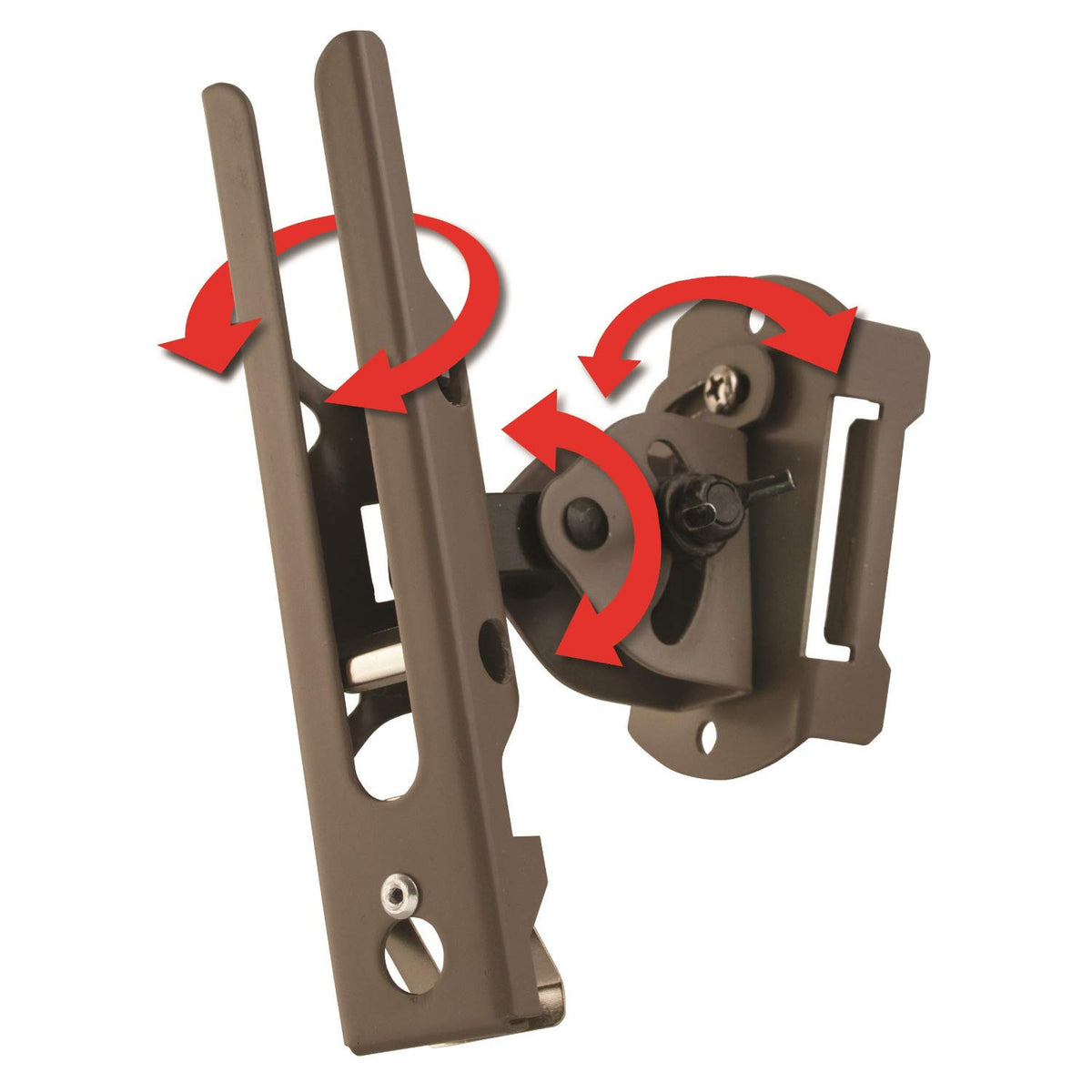 Cuddeback Genius PTL Mount triple-axis design for precise pan, tilt, and yaw.