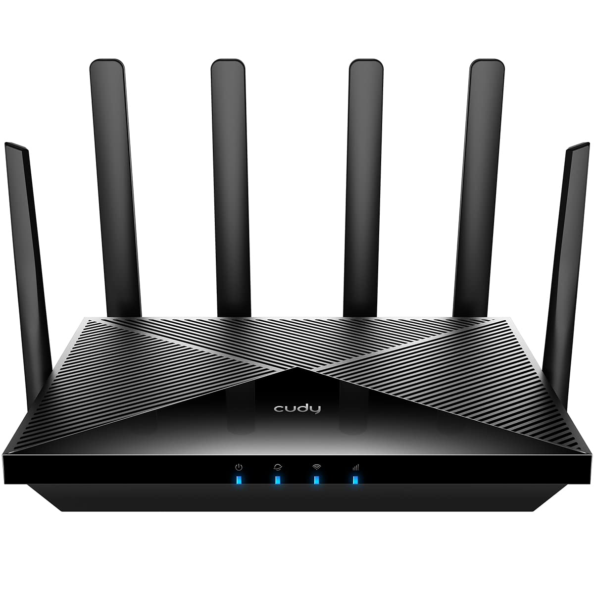Cudy AX3000 5G router front view showing compact high‑performance design for home use.