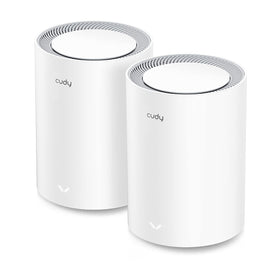 Cudy AX3000 mesh router front view, designed for reliable whole-home coverage.