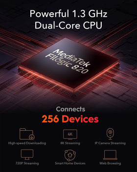 Cudy AX3000 OpenWrt and VPN options icon for advanced networking.