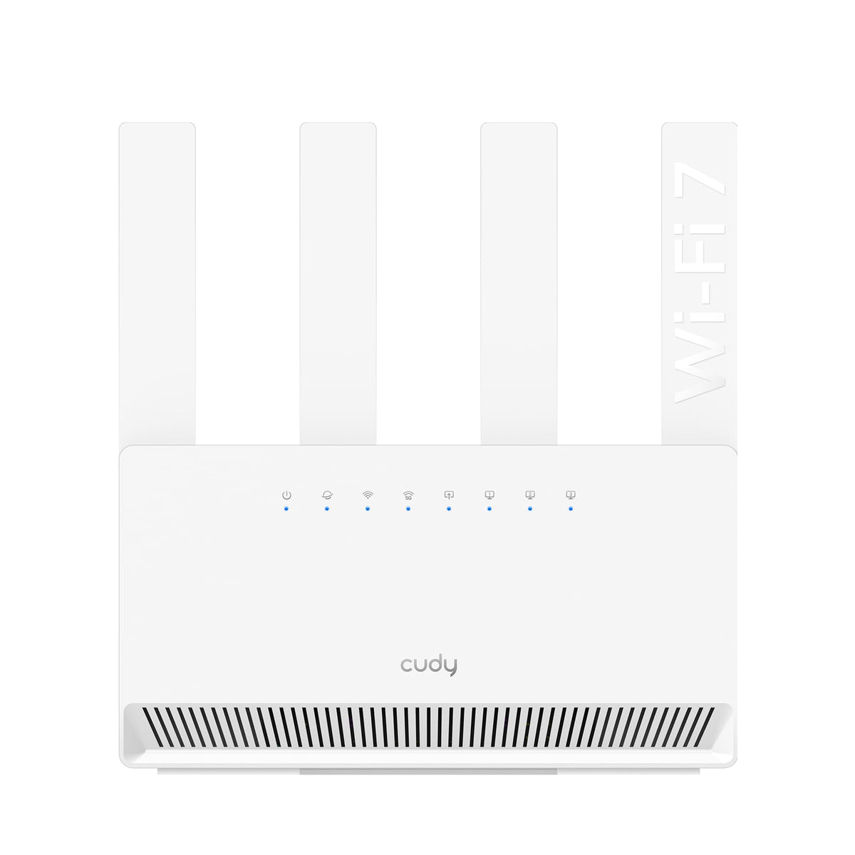Cudy WR3600E front view showing compact router design for a clean home setup.