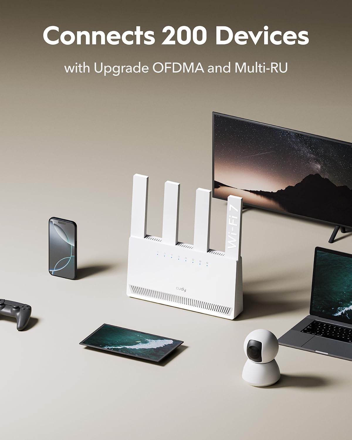 Cudy WR3600E packaging shows quick setup and included accessories.