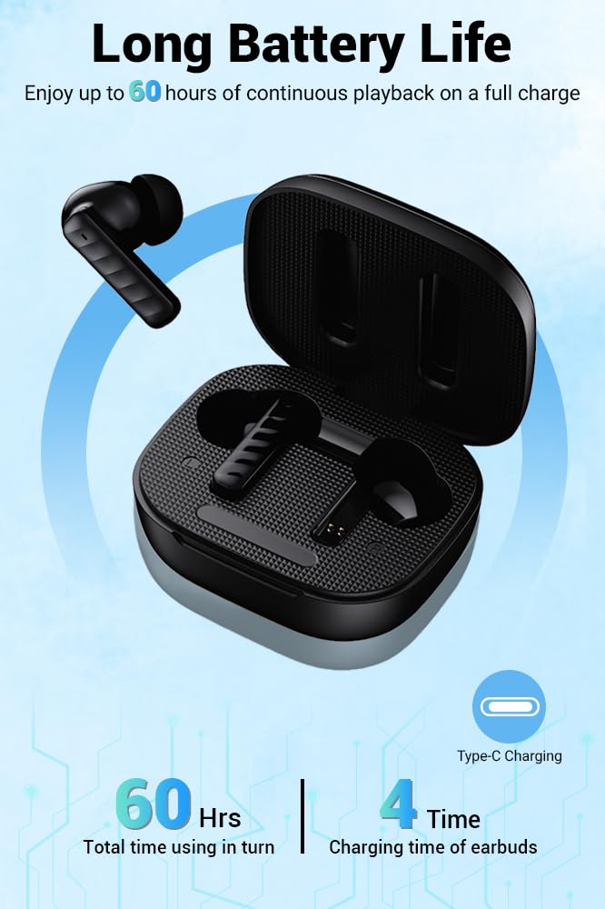 CuiSuto sweat and dust resistant earbuds for workouts and travel