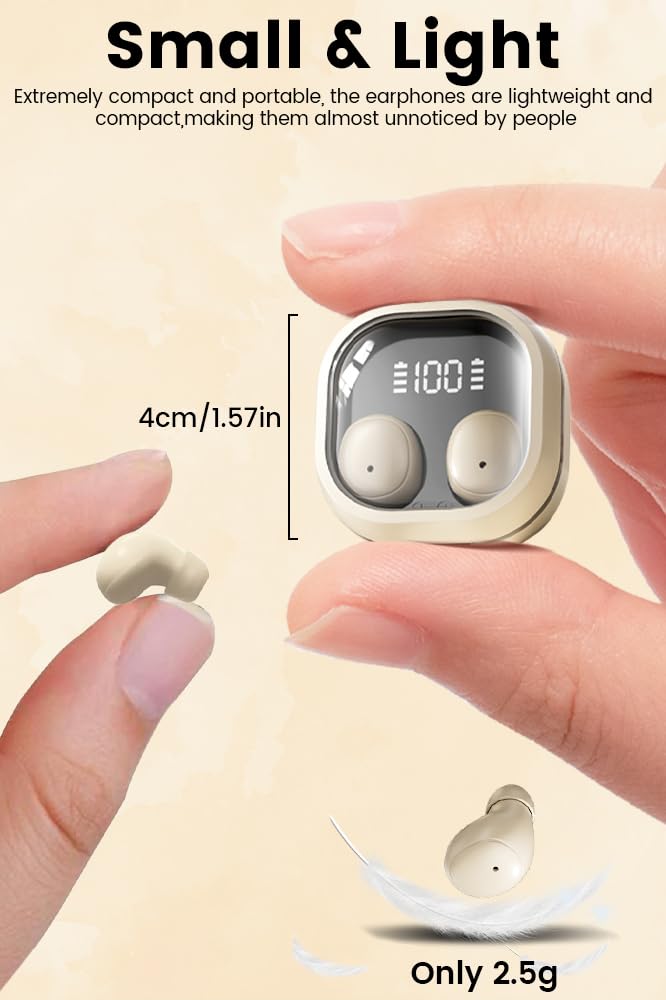 CuiSuto earphones with power display showing battery level at a glance.