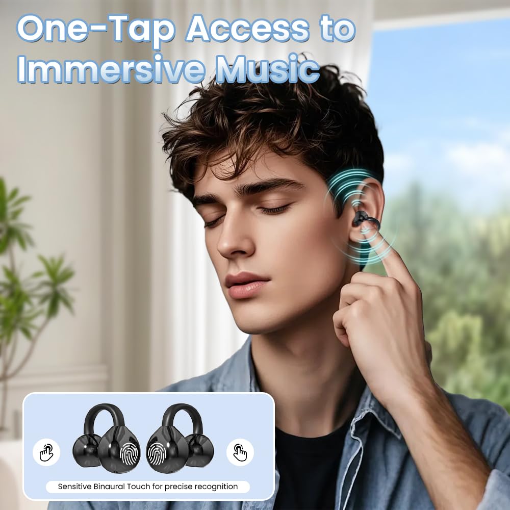 CuiSuto lightweight clip provides secure all-day comfort, even with glasses