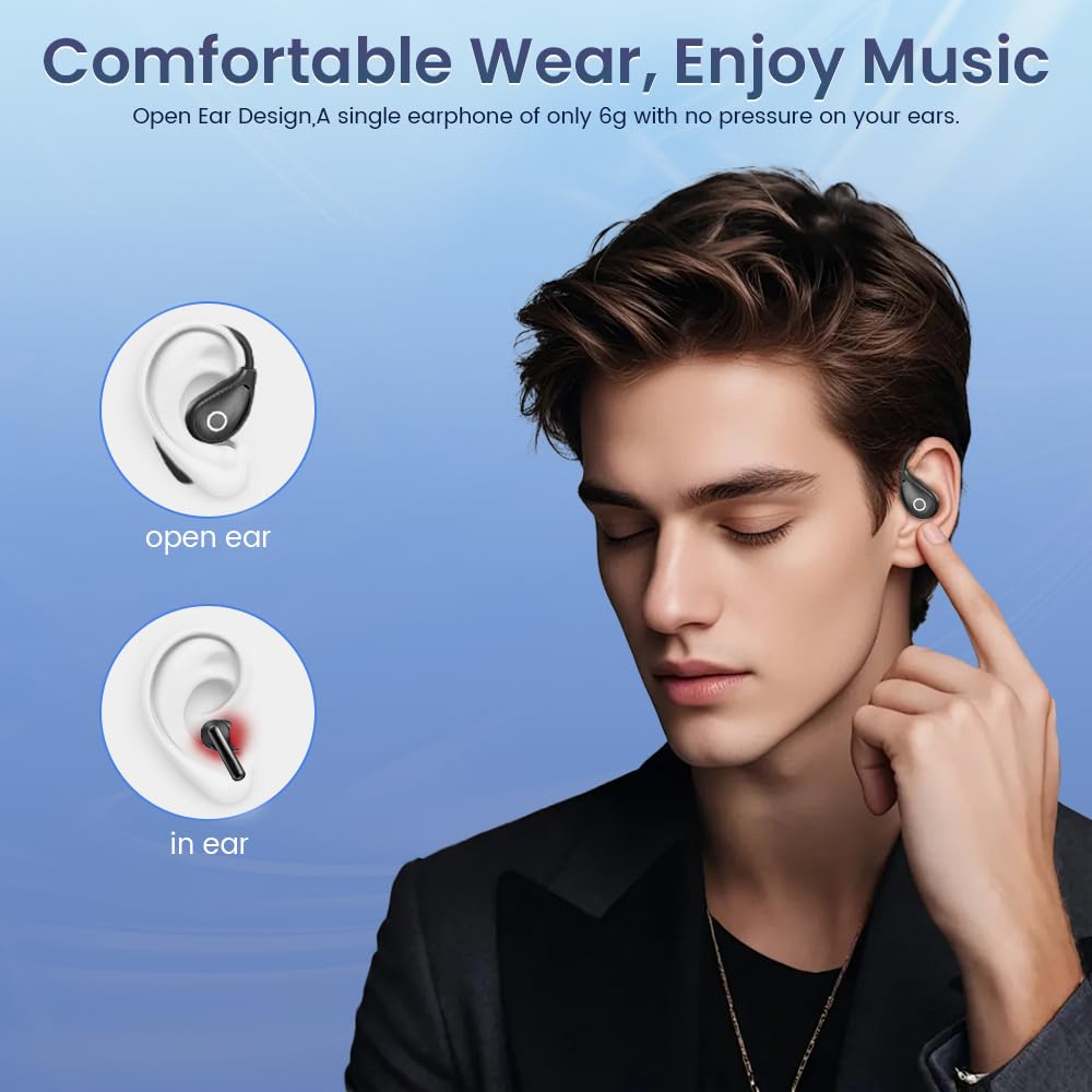CuiSuto wireless earbuds enable safe situational awareness with open-ear sound design.
