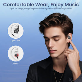 CuiSuto wireless earbuds enable safe situational awareness with open-ear sound design.