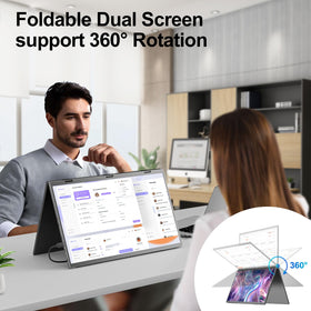 CUIUIC 18.5-inch ergonomic stand with tilt and swivel.