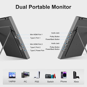 CUIUIC anti-glare IPS panel reduces eye strain.