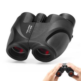 Culture Gifts 8x25 binoculars ergonomic focus wheel for fast, stable viewing