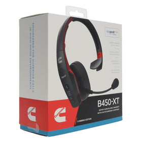 Cummins BlueParrott B450-XT earcups and padded headband for all-day comfort.