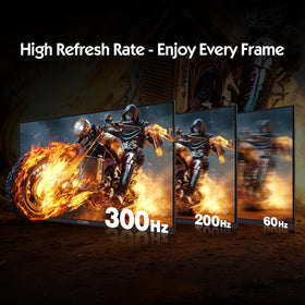 CUNPU monitor with slim side bezels for immersive setups.